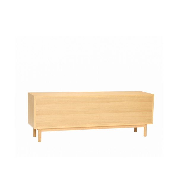 Comodă în culoare naturală cu aspect de lemn de stejar 140x50x37 cm Nobby – Hübsch-image-2