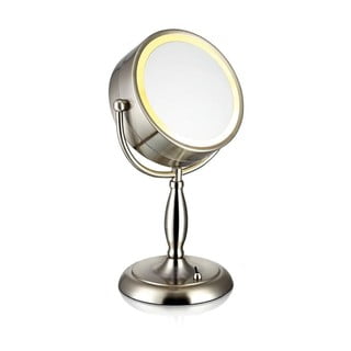 Oglindă de masă cu lumină Markslöjd Face, argintiu