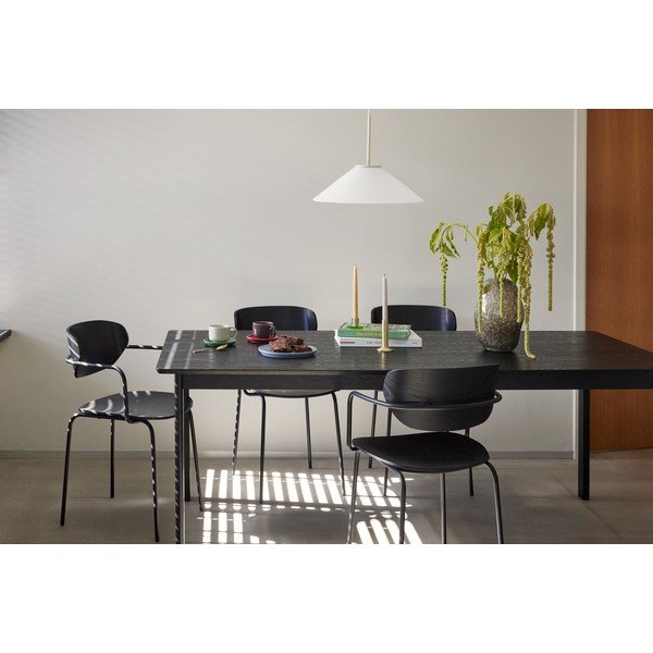 Masă de dining neagră 95x195 cm Dapper – Hübsch-image-1