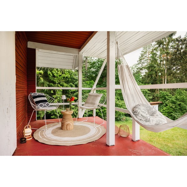 Covor rotund de exterior  în culoare naturală ø 150 cm - NORTHRUGS-image-2