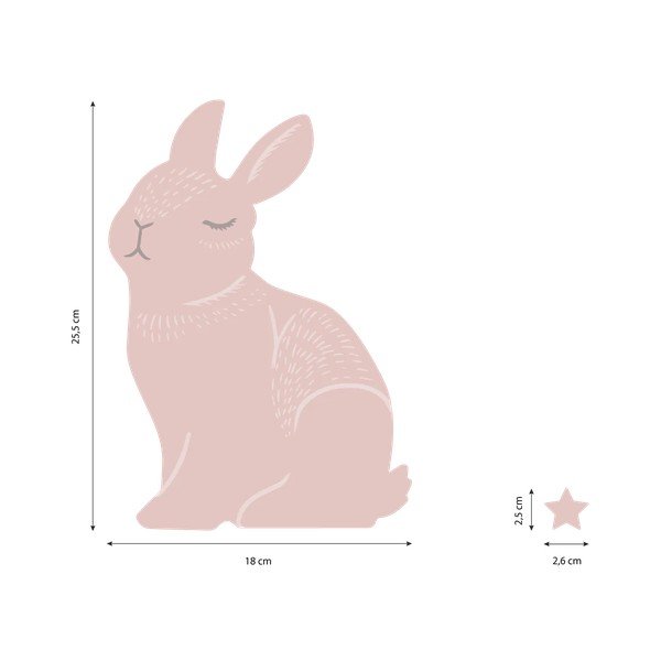 Folie cu stickere 30x42 cm Vintage Rabbit – Lilipinso-image-2