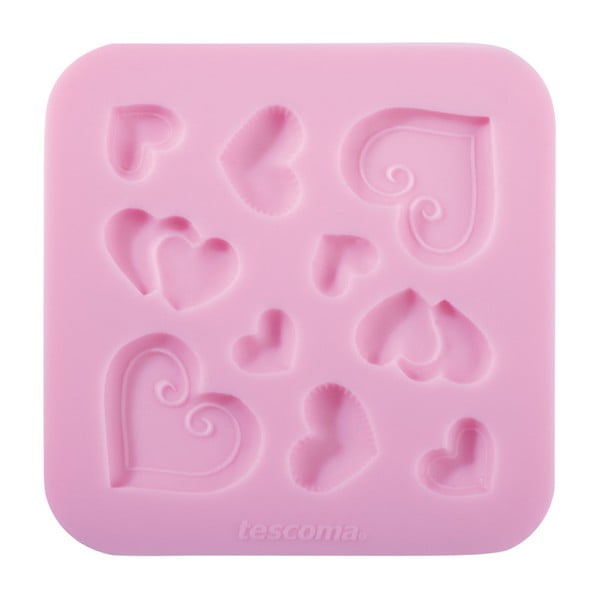 Formă de copt din silicon  Tescoma Delícia Deco, roz
