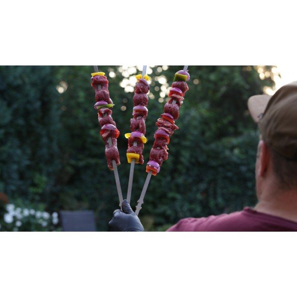 Set de țepușe pentru grătar 3 buc. din oțel inoxidabil Rotisserie – Remundi-image-1