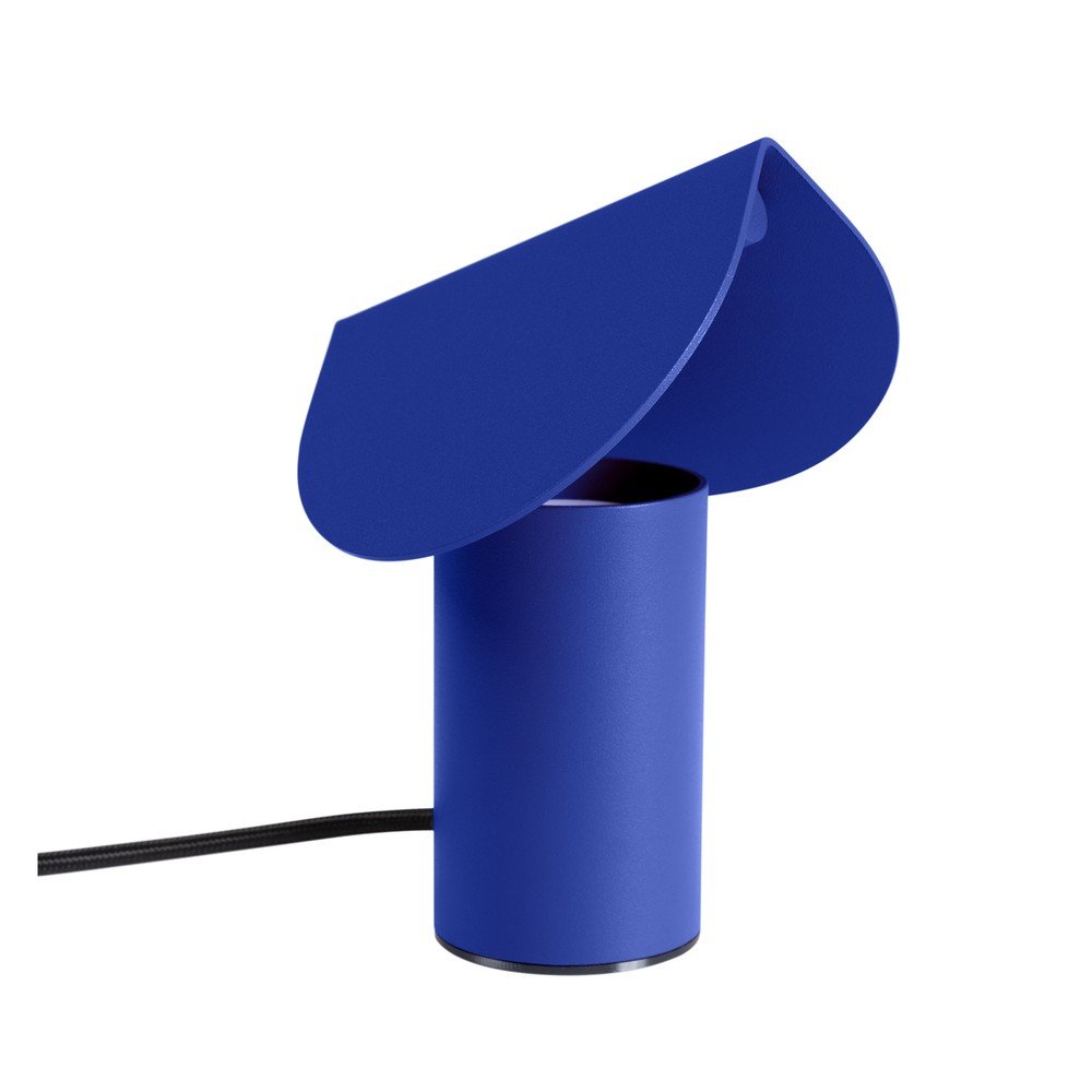 Veioză albastru-închis LED din aluminiu (înălțime 15 cm) BISCUIT – Thoro