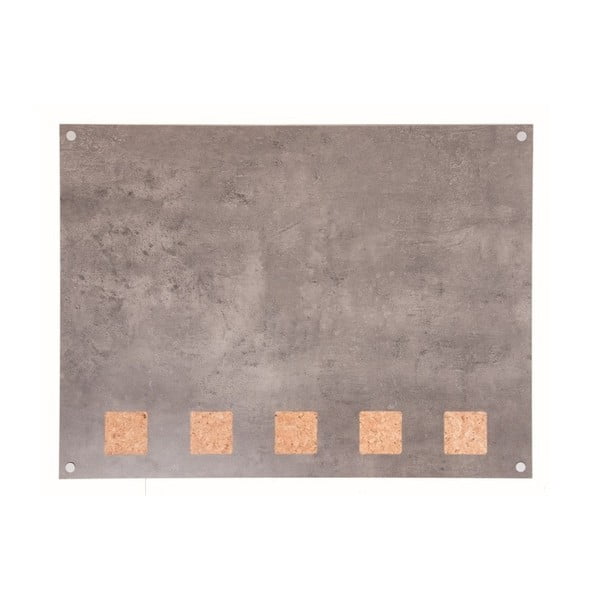 Panou cu suprafață netedă pentru scriere și detalii din plută Securit® Living Wall, 78 x 58 cm