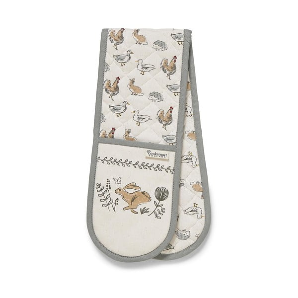 Suport dublu din bumbac Cooksmart ® Country Animals