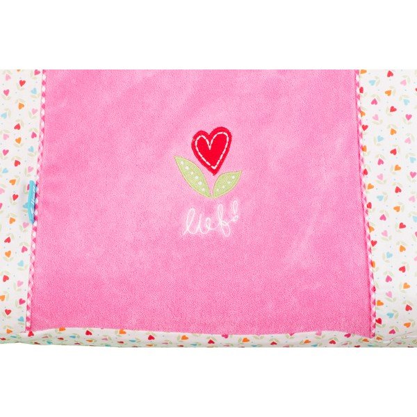 Husă protecție pentru saltea cu prosop Tiseco Home Studio, 55 x 75, roz-image-4