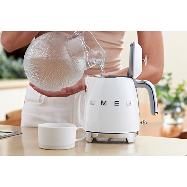 Ceainic electric alb din oțel inoxidabil 800 ml Retro Style – SMEG-image-1