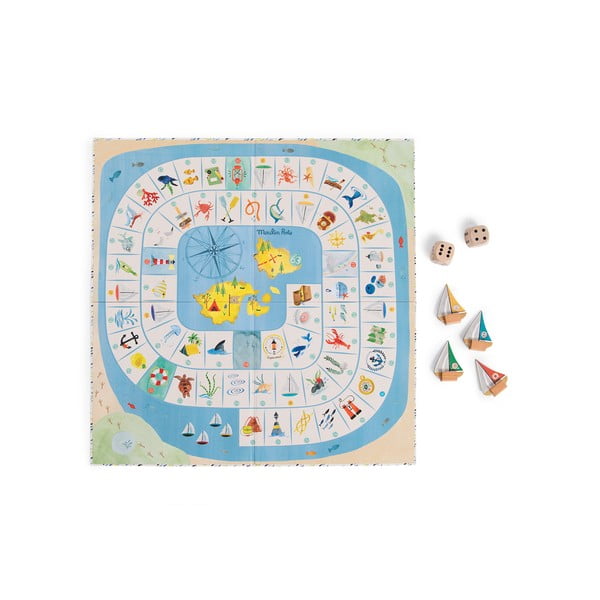 Joc de societate pentru copii Moulin Roty Treasure Hunt