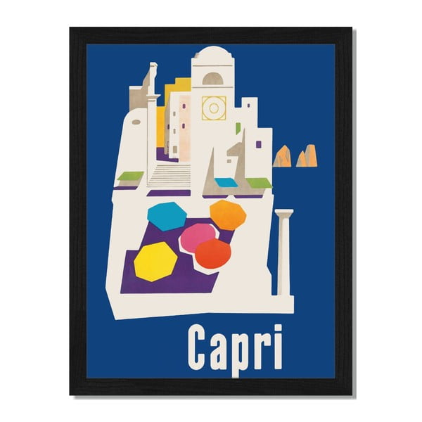 Tablou înrămat Liv Corday Provence Capri Archi, 30 x 40 cm
