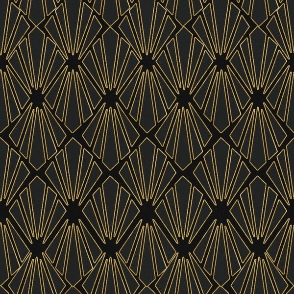 Tapet Global Art Production Gold Geometry, 52 x 300 cm (3 role)