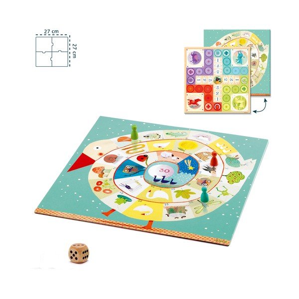Joc de masă Nomad Ludo & Co Junior - Djeco