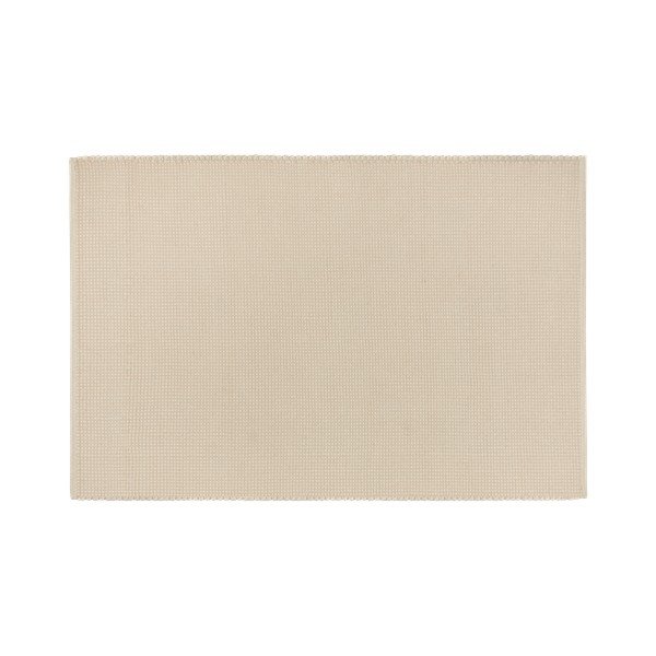 Covor bej țesut manual din lână 170x240 cm Talo – noo.ma