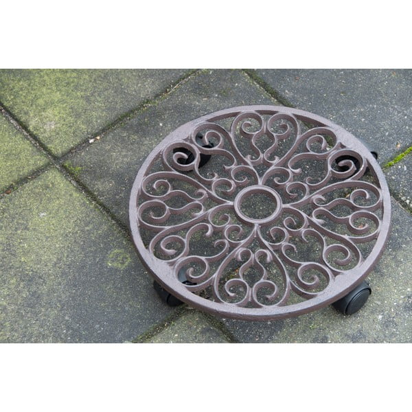 Bază mobilă pentru ghiveci din metal ø 34,5 cm Ornament – Esschert Design-image-1