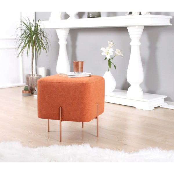 Taburet portocaliu Copper – Artie-image-2