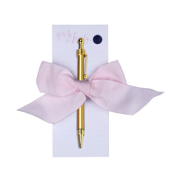 Bloc notițe cu pix Tri-Coastal Design Rosé-image-1