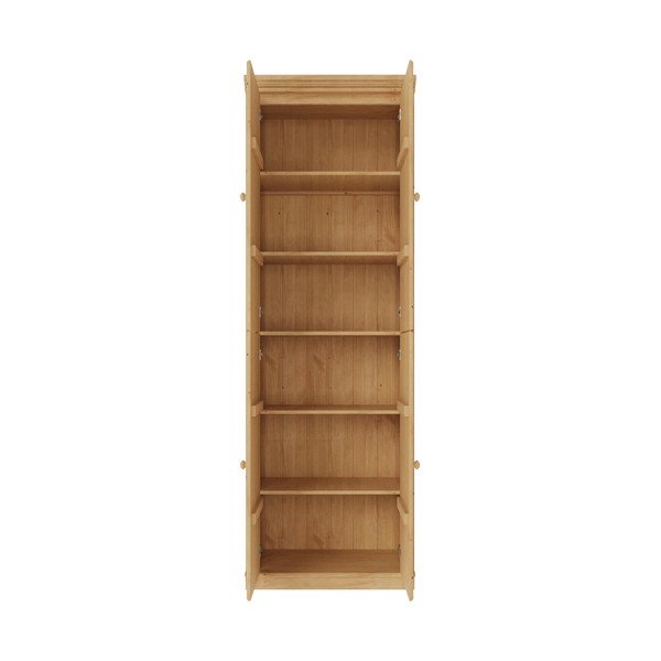 Dulap în culoare naturală deschisă din lemn de pin 74x223x37 cm Anita – Støraa-image-2