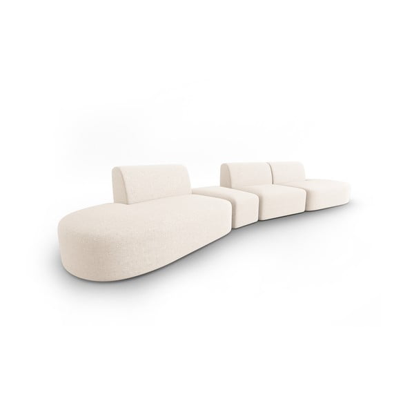 Canapea bej 412 cm Shane – Micadoni Home-image-2