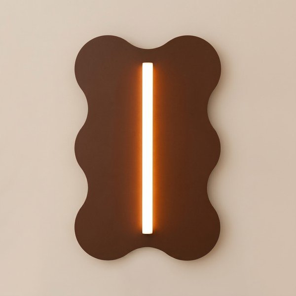 Aplică de perete maro din metal KLOVER – Thoro-image-3