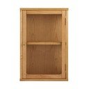 Vitrină în culoare naturală suspendată 40x60x20 cm Zamora – House Nordic
