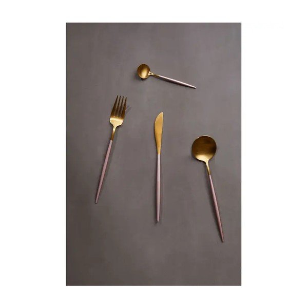 Tacâmuri din oțel inoxidabil auriu 16 buc. Avie – Premier Housewares-image-3