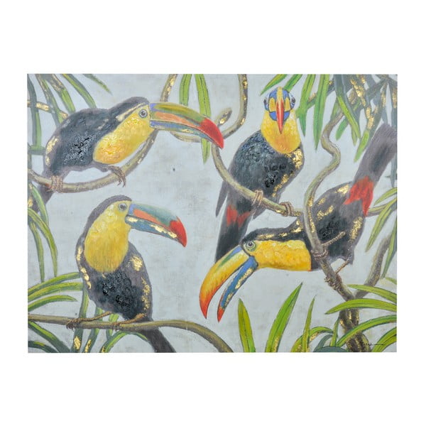 Tablou păsări tucan Dino Bianchi, 90 x 120 cm