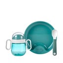 Set de veselă pentru copii 3 buc. Deep turquoise – Mepal