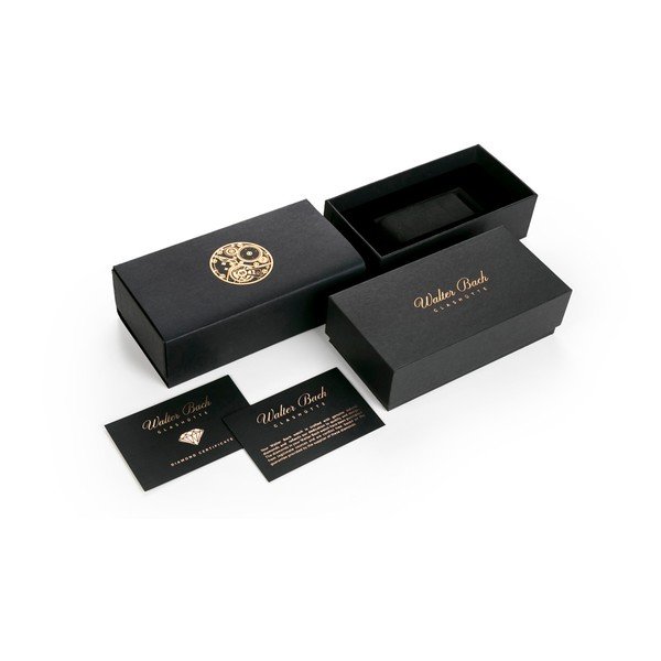 Ceas damă cu curea din piele naturală Walter Bach Union, alb-image-2