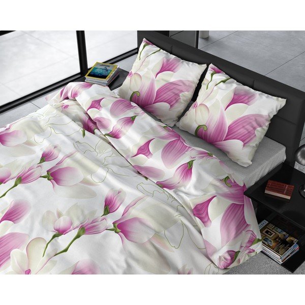 Lenjerie din flanelă pentru pat dublu Sleeptime Olivia, 200 x 220 cm-image-1