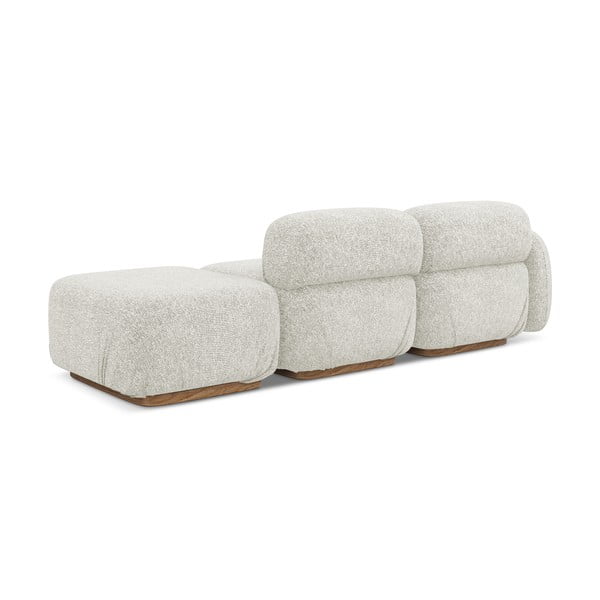 Șezlong modular crem (cu colț pe partea stângă) Ailani – Makamii-image-2