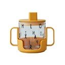 Cană pentru copii Design Letters Grow With Your Cup, galben muștar