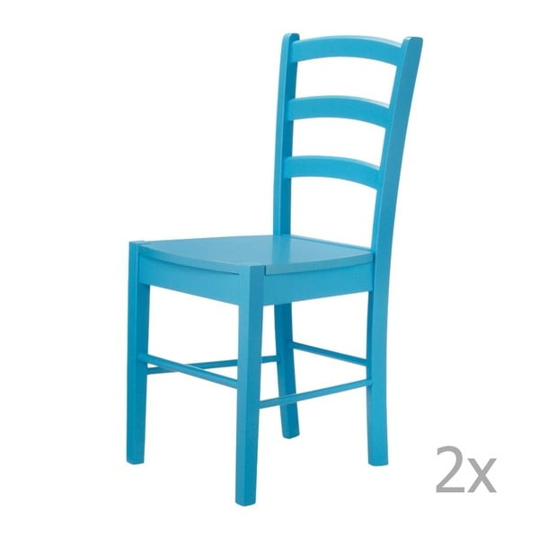 Set 2 scaune 13Casa Kaos, albastru