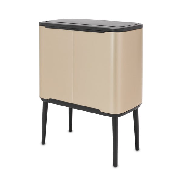 Coș de gunoi auriu cu senzori de atingere din oțel 36 l Bo Touch Bin – Brabantia-image-4