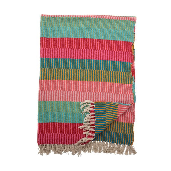 Pătură din bumbac reciclat 130x160 cm Isnel - Bloomingville-image-3