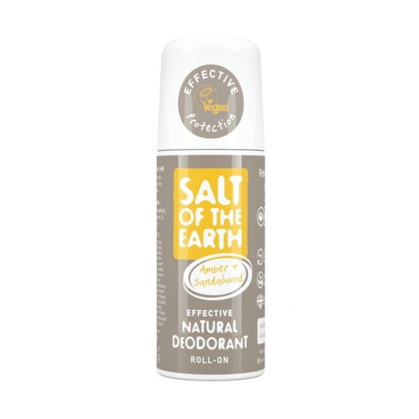 Roll-on deodorant Salt of the Earth Pure Aura Ambra Santal, 75 ml