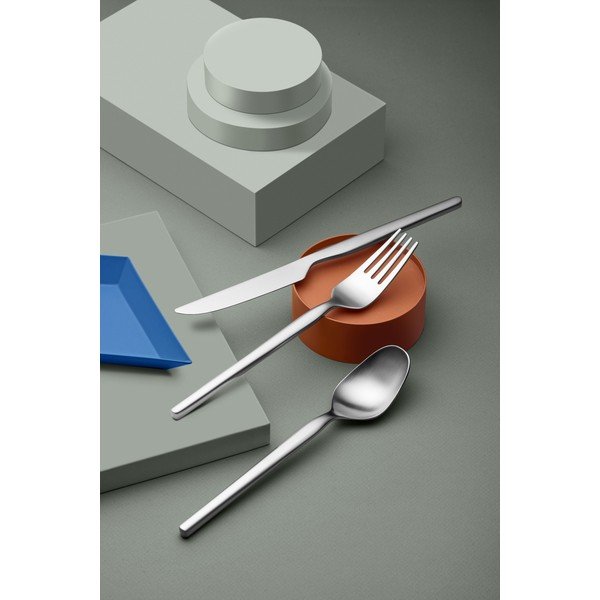 Tacâmuri argintii din oțel inoxidabil 16 buc. Dorotea – Gense-image-2