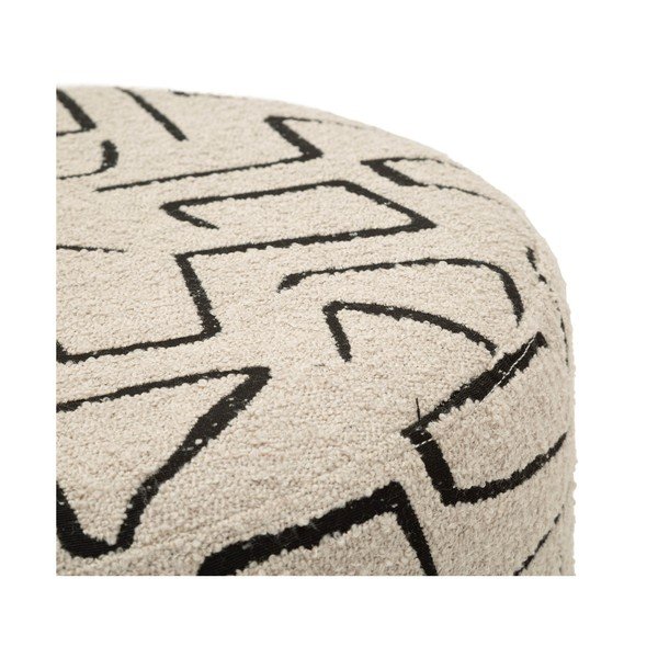 Puf bej cu tapițerie din țesătură bouclé Nairobi – Mauro Ferretti-image-2