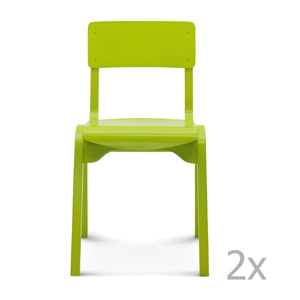 Set 2 scaune Fameg Maren, verde