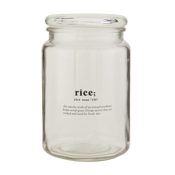 Borcan din sticlă Clayre Rice