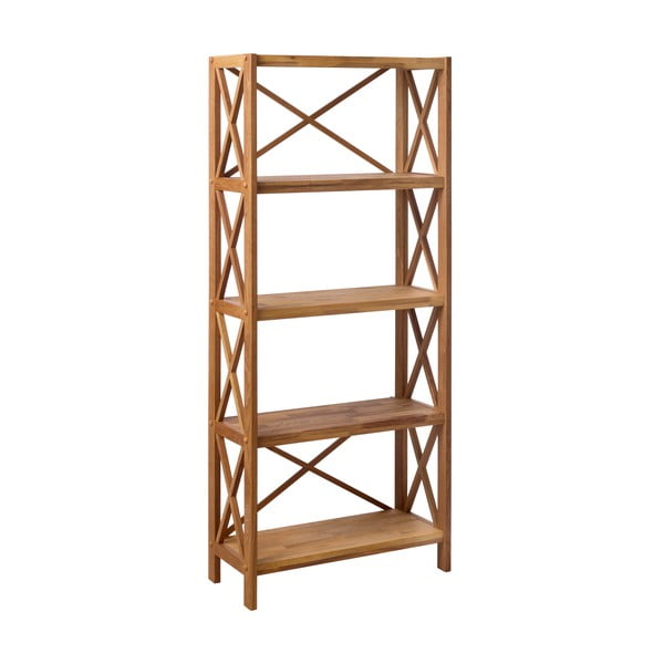 Etajeră în culoare naturală din lemn de stejar 70x161 cm X-Shelf – Unique Furniture-image-2