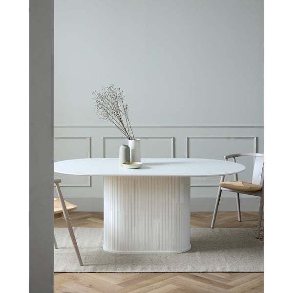 Masă de dining rotundă 95x180 cm Nola – Unique Furniture-image-1