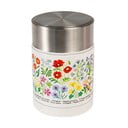 Termos crem-argintiu pentru mâncare, pentru copii 450 ml Wild Flowers – Rex London
