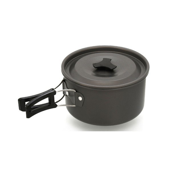 Set 3 vase din aluminiu pentru camping Cattara Tripple-image-1