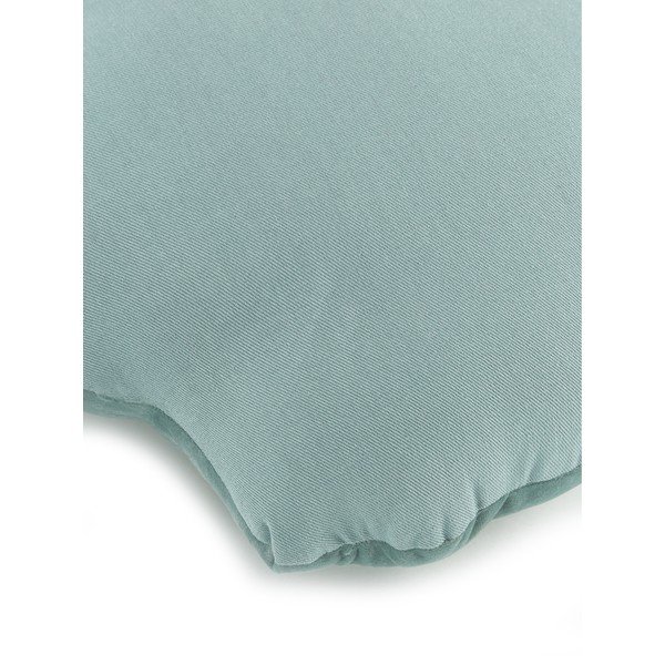 Față de pernă decorativă din catifea Westwing Collection Shell, 27 x 32 cm, verde-image-1