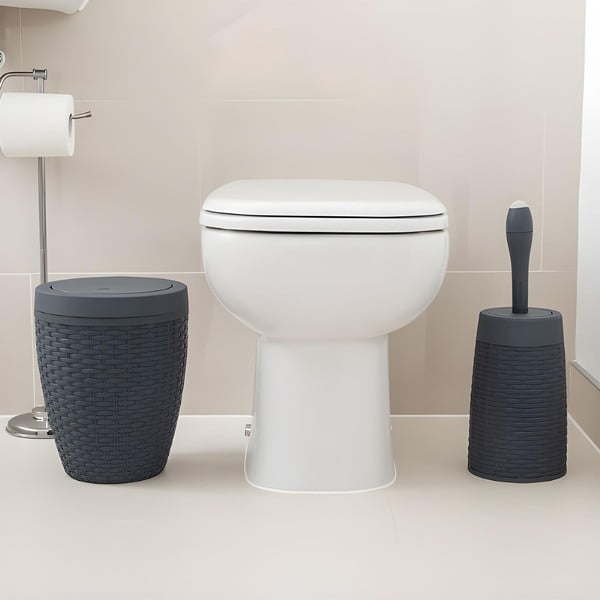 Perie de WC gri din plastic – Addis-image-2