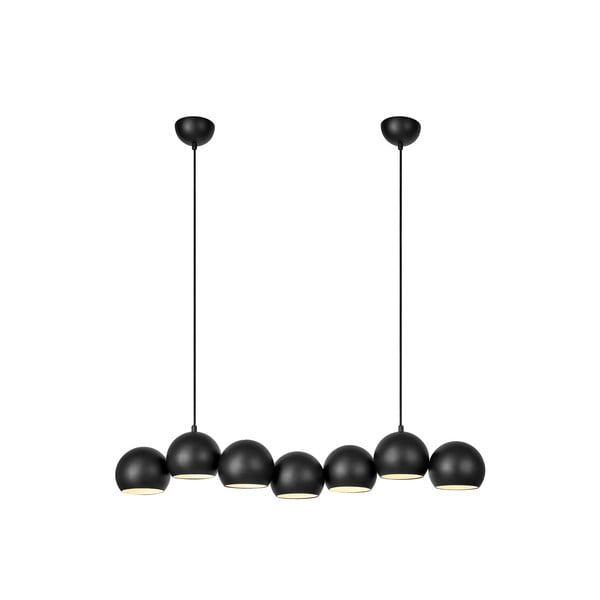 Lustră neagră cu abajur din metal Cupolo – Markslöjd