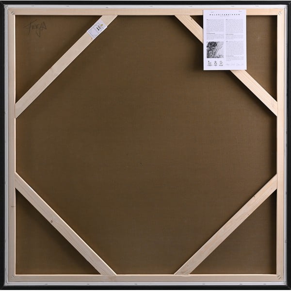 Tablou pictat manual 100x100 cm Once Again – Malerifabrikken-image-2