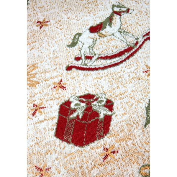 Covor tip traversă verde din amestec de bumbac 80x200 cm  cu model de Crăciun Toy's Delight Green Christmas – Villeroy&Boch-image-3