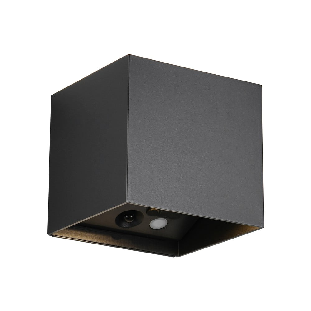 Corp de iluminat pentru exterior LED de perete cu senzor de mișcare cu USB (înălțime 10 cm) Genie – Trio