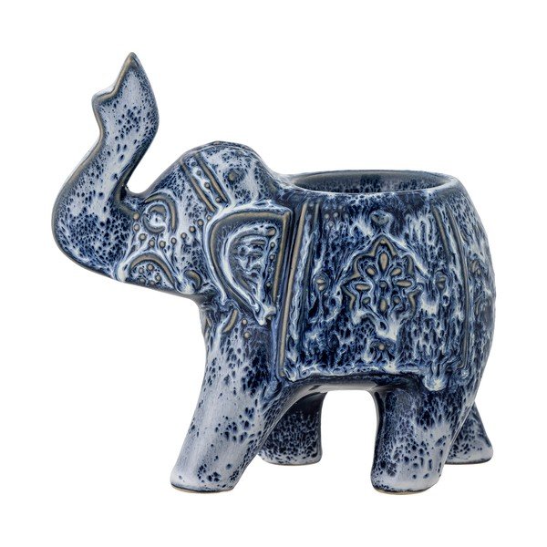 Sfeșnic din gresie pentru lumânări tip pastilă Oliphant – Bloomingville-image-3